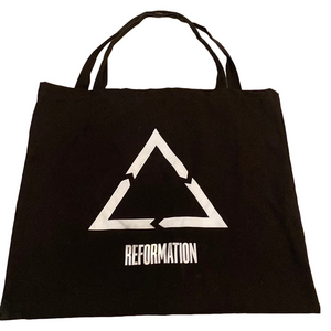 Reformation black tote bag .